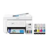 Epson EcoTank ET-4800 Wireless All-in-One Cartridge-Free Supertank Printer with Scanner, Copier, Fax, ADF and Ethernet – Ideal-for Your Home Office, White