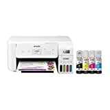 Epson EcoTank ET-2800 Wireless Color All-in-One Cartridge-Free Supertank Printer with Scan and Copy â€“ The Ideal Basic Home Printer - White, Medium